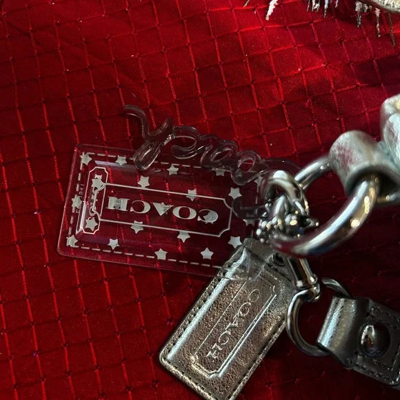 Coach Silver and Purple Star Shoulder Bag - Picture 5 of 8